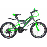 Велосипед Pioneer Triumph 20''/13'' gray-green-black
